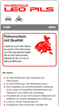 Mobile Screenshot of fahrschule-pils.de